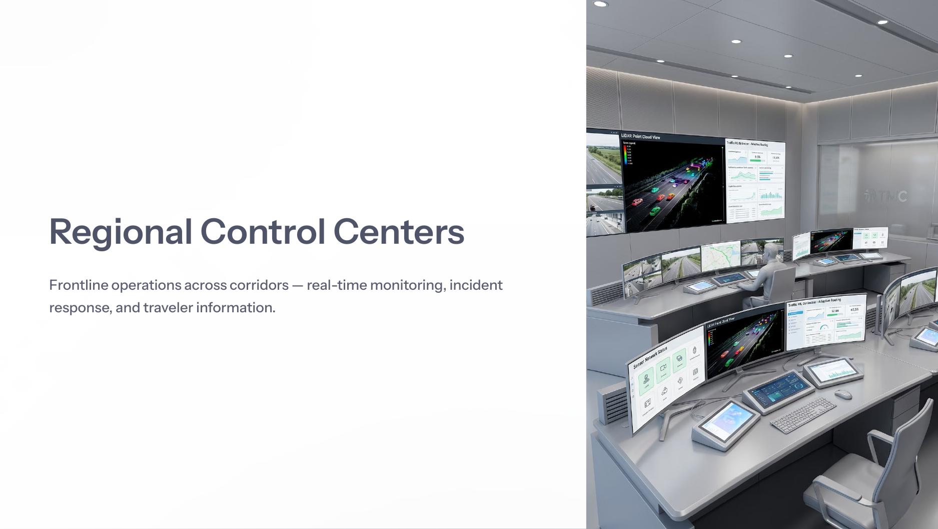 Regional control center visualization